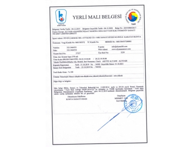 YERLİ MALI(KRAMER KAPI)